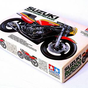 タミヤ 1/12 スズキ RGB500 グランプリレーサー オートバイシリーズ No.3 フルディスプレイキット プラモデル 未使用 未組立の画像4