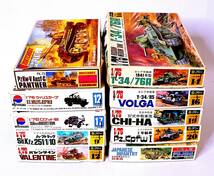 マッチボックス/ニットー/フジミ 1/76 戦車/装甲車両/歩兵 プラモデル 10個まとめ売り ほぼ未使用 未組立_画像1