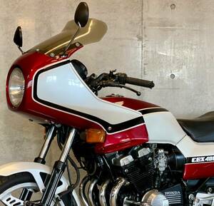 HONDA　CBX400F CBX550F インテグラ　不適切にもほどがある！ムッチ先輩　NC07　PC04 純正 アッパーカウル ロケットカウル ライトカウル