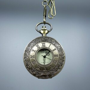◆古風堂◆ 懐中時計 時計 発条 4.5cm*1.5cm*6.5cm 重量：60g