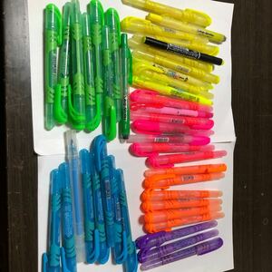  highlighter large amount used pentel