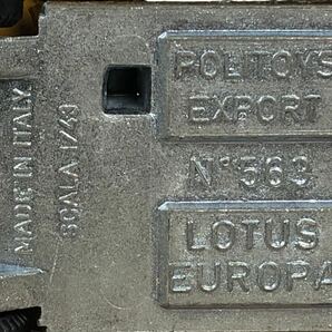 POLITOYS EXPORT 563 LOTUS EUROPA 1/43 ミニカー ポリトーイ ロータス ヨーロッパ イタリア製 の画像10