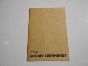 パンフレット チラシ チケット半券 グスタフ レオンハルト Gustav Leonhardt ハンス マルティン リンデ Hans Martin Linde 1977 昭和52