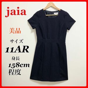 jaia 古着　レディース　ワンピース　ひざ丈ワンピース　ひざ丈　半袖　春　夏物 ネイビー 半袖ワンピース