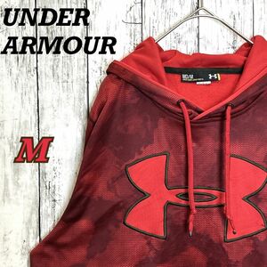 【セール】UNDER ARMOUR アンダーアーマー　メンズ　パーカー　中フリース　ビックロゴ　スポーツウェア