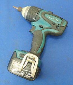 ◎中古　makita　マキタ　充電式4モードインパクトドライバ　TP130D　本体+バッテリー　14.4V　動作確認済み