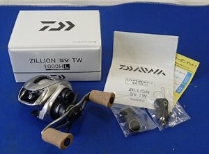 ◎Daiwa　ダイワ　ZILLION　21ジリオン SV TW 1000HL　左ハンドル　ベイトリール　ハンドルノブカスタム