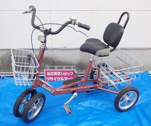 ◎【ヤマト家財便】 マックス シニア用自転車 ユニバーサル サイクル KH-B10P クークルS 12型 変速なし サクラピンク MAX　説明文必読