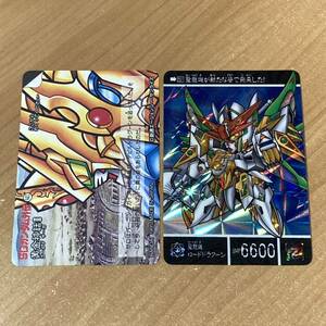 [美品] SDガンダム外伝 黄金神話Ⅱ 聖龍機ロードドラグーン カードダス ＋ 裏紙 キラ 1995 CR M107