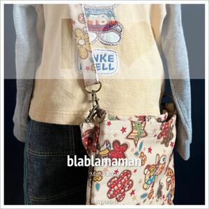 ハンドメイド★blablamaman★kidsショルダーバック⑦