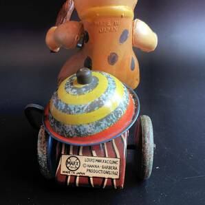 【120】フリントストーン ／三輪車 ／ ◆Tin Toy ブリキ（中古）／ 1円スタート ／ ゆうパック60サイズ ／金曜日発送の画像6