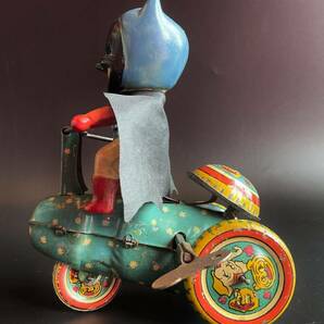 【115】バットマン ／三輪車 ／ ◆Tin Toy ブリキ（中古）／ 1円スタート ／ ゆうパック60サイズ ／金曜日発送の画像8