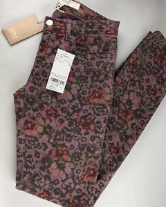 [ с биркой 27300 иен ] тонкий джинсы JEAN'S SLIM/ брюки / Vanessa Bruno VANESSA BRUNO / цветочный принт / Франция 