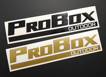 PROBOX OUTDOOR カッティングステッカー 2枚セット 160mm×34mm 送料無料!! プロボックス アウトドア_画像1