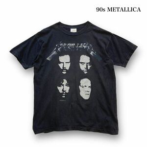 【METALLICA】(激レア) 90s メタリカ ヴィンテージTシャツ バンドtシャツ 半袖Tシャツ 古着 ワールドツアー シングルステッチ ブラック