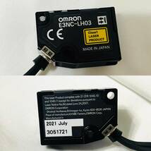 D6762*4　まとめて2点　OMRON　オムロン　E3NC-LA21　スマートレーザーユニット　+　E3NC-LH03　アンプユニット　セット　_画像7