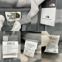 D6780*8　未使用　THE NORTH FACE　ノースフェイス　WHITE LABEL　NM5PN52K　95(M)　フリース　グレー系　フード付き　衣類　洋服_画像6