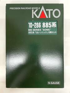 D6758*7　KATO　Nゲージ　10-286　885系「白いソニック」6両セット　鉄道模型　ケース付き