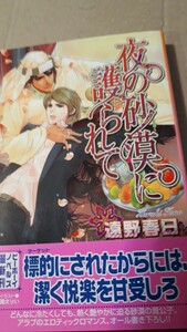 ★夜の砂漠に護られて★　　　遠野春日／御園えりい　　 　　　ビーボーイノベルズ