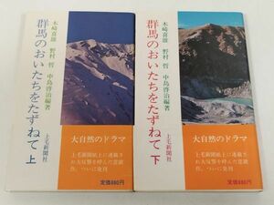 378-C20/群馬のおいたちをたずねて 上下巻セット/木崎喜雄 野村哲他/上毛新聞社/1977年 帯付/群馬県