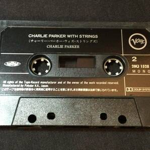 F【ジャズカセットテープ75】『チャーリー・パーカー・ウィズ・ストリングス(Charlie Parker With Strings)』●ポリドール●検)JAZZ合奏の画像3