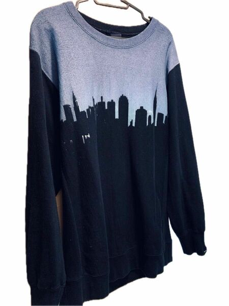 APPLEBUM / CITY *CREW SWEAT [BLACK] Lサイズ