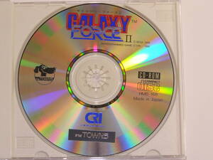  Fujitsu FM-TOWNS soft Galaxy Force II * disk only 