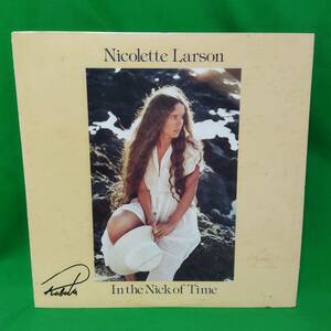 国内盤 LP レコード Nicolette LarsonIn - The Nick Of Time