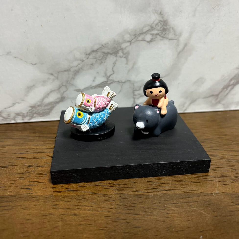 Figurine Kintaro streamer carpe, saison, Événements annuels, La journée des enfants, Poupées de mai