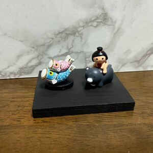 Art hand Auction Figurine Kintaro streamer carpe, saison, Événements annuels, La journée des enfants, Poupées de mai