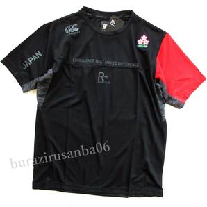 メンズ 4L◇未使用 カンタベリー ラグビー日本代表 支給品 ジャパン ワークアウトティー 半袖 Tシャツ canterbury JAPAN RUGBY R30021JHの画像2