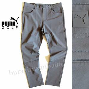 メンズ XXL ウエスト90cm◆未使用 プーマ PUMA GOLF 裏起毛 ストレッチ ゴルフパンツ スラックス ゴルフ ロングパンツ 533190