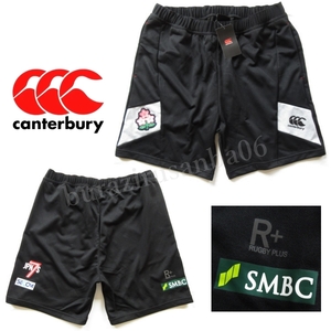  men's 3L* unused regular price 9,350 jpy canterbury rugby seven z Japan representative model sweat long shorts shorts black R20026SM