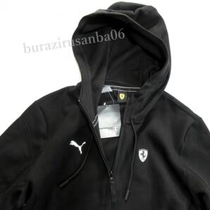 US/L 日本XL相当 未使用 定価24,200円 プーマ PUMAｘFerrari フェラーリ コラボ スウェット フルジップ パーカー パンツ セットアップの画像3