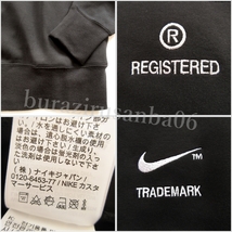 L◆未使用 定価26,400円 NIKE ナイキ テックフリース ビッグスウッシュ パーカー テーパードパンツ 高品質 スウェット セットアップ 黒_画像5