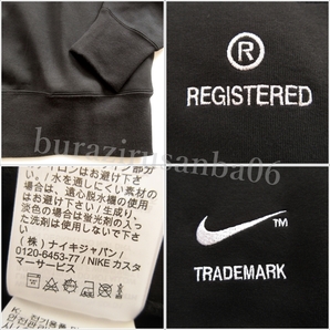 XL◆未使用 定価26,400円 NIKE ナイキ テックフリース ビッグスウッシュ パーカー テーパードパンツ 高品質 スウェット セットアップ 黒の画像5