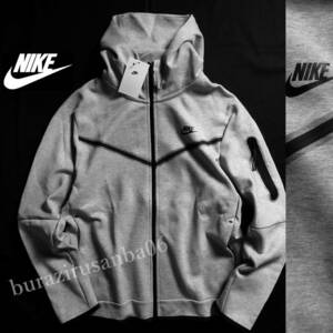 メンズ XL◆未使用 定価15,400円 NIKE ナイキ テック フリース フルジップ フーディ ジップアップ パーカー 軽量素材 Tech Fleece CU4490