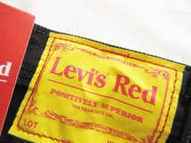 W32 未使用 定価13,200円 リーバイス レッド Levi's Red プリーテッド トラウザー デニムパンツ ヘンプ混 黒 ワークスタイル ゆるめ ルーズ_画像8