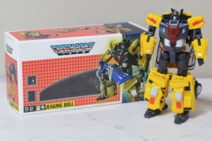 【ジャンク】TFC　TOYS　TRINITY FORCE　TF-01　RAGING BULL　非正規TF　中古