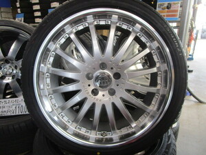 ★☆☆【Ｋ】中古ホイール&新品タイヤ付4本SET★ロルフハルトゲ F16 RSF BE★ライオンハート 245/40R21★レクサスLS460/600h/500h☆☆★