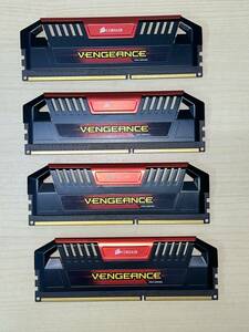 CORSAIR VENGEANCE DDR3-1866MHz ３２GB (４GB×２枚キット　４枚セット）CMY８GX３M２A１８６６C９R PCメモリ　送料無料