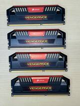 CORSAIR VENGEANCE DDR3-1866MHz ３２GB (４GB×２枚キット　４枚セット）CMY８GX３M２A１８６６C９R PCメモリ　送料無料_画像1