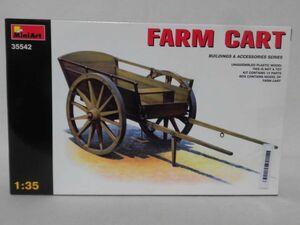 ミニアート1/35 FARM CART 農場の荷馬車 ジオラマアクセサリー 35542[10]Z0601