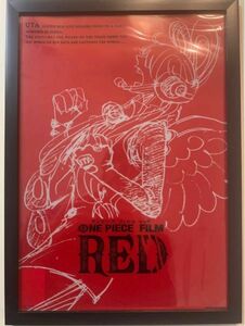 【新品未開封】ワンピース　劇場版FILM RED クリアポスター　ウタver