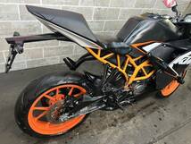 KTM RC125 VBKJYA409FC 販売証明書有り　場内走行確認済み　エンジン始動動画有り　未整備　現状　売り切り　バンガレ_画像10