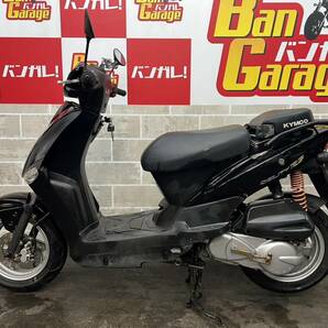 キムコ KYMCO アジリティ125 AGILITY125 LC2KN25CD 販売証明書有 場内走行確認済み エンジン始動動画有り 売り切り 未整備 現状車 バンガレの画像1