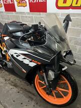 KTM RC125 VBKJYA409FC 販売証明書有り　場内走行確認済み　エンジン始動動画有り　未整備　現状　売り切り　バンガレ_画像9