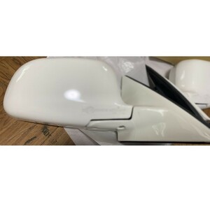 ☆新品 純正 ランエボ ドアミラー ランサーエボリューション CP9A エボ5 6 サイドミラー ホワイト 左右 MITSUBISHI 三菱 純正部品