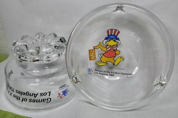 ロサンゼルス五輪1984記念イーグルサム　ガラス食器 アイスクリーム鉢 ボール