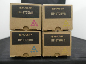 SHARP シャープ　純正 トナー　BP-JT70CB/MB/YB　3色・計4本セット　新品未開封品